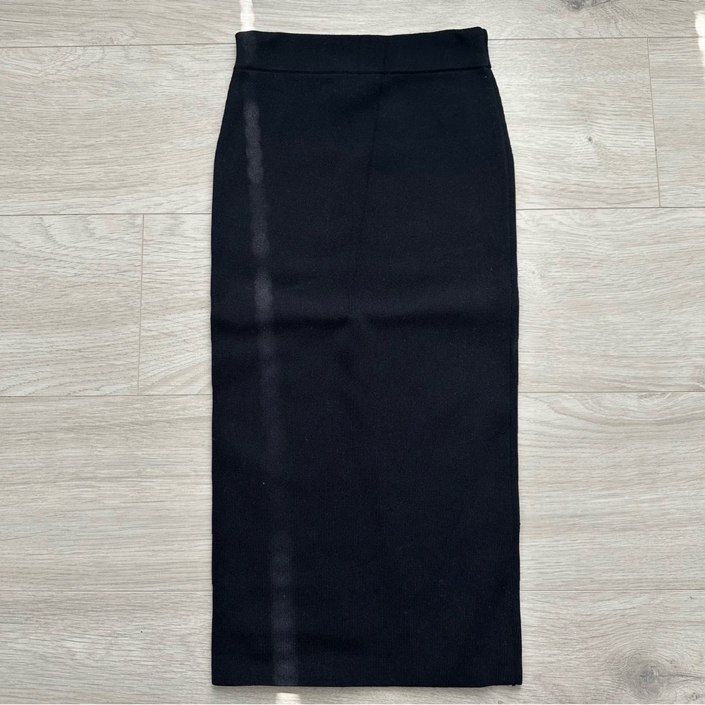 BABATON | Scupt knit midi skirt